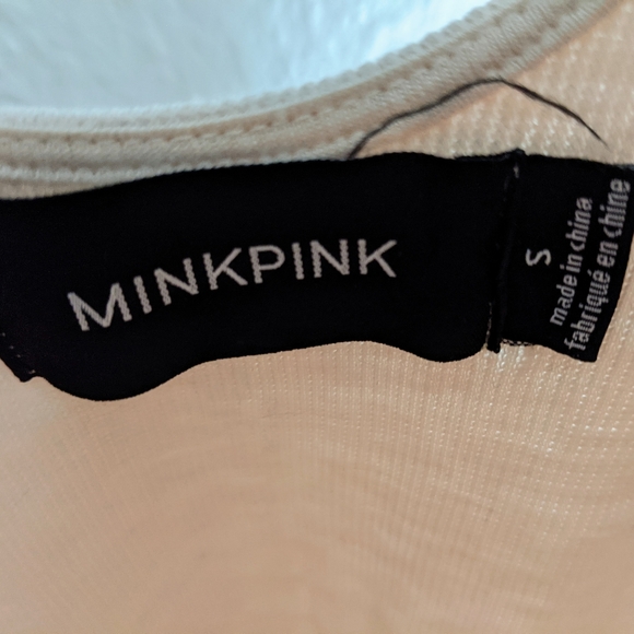 Mink Pink Ribbed Mini Dress with Bows - Picture 4 of 4